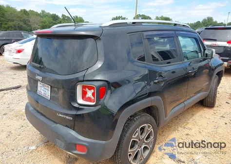 2017 Jeep Renegade Limited 4X4 from USA, damaged, VIN ZACCJBDB6HPE92122